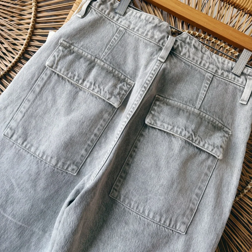 Citizens of Humanity Surplus NWT Gema Pant- White Sage SZ 28 Barrel Jeans - Picture 12 of 13